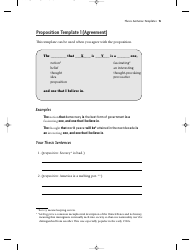 Thesis Sentence Templates, Page 5