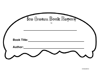 ICE Cream Book Report Template, Page 4