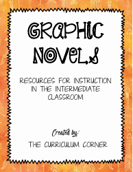 Document preview: Graphic Novel Classroom Activity Templates