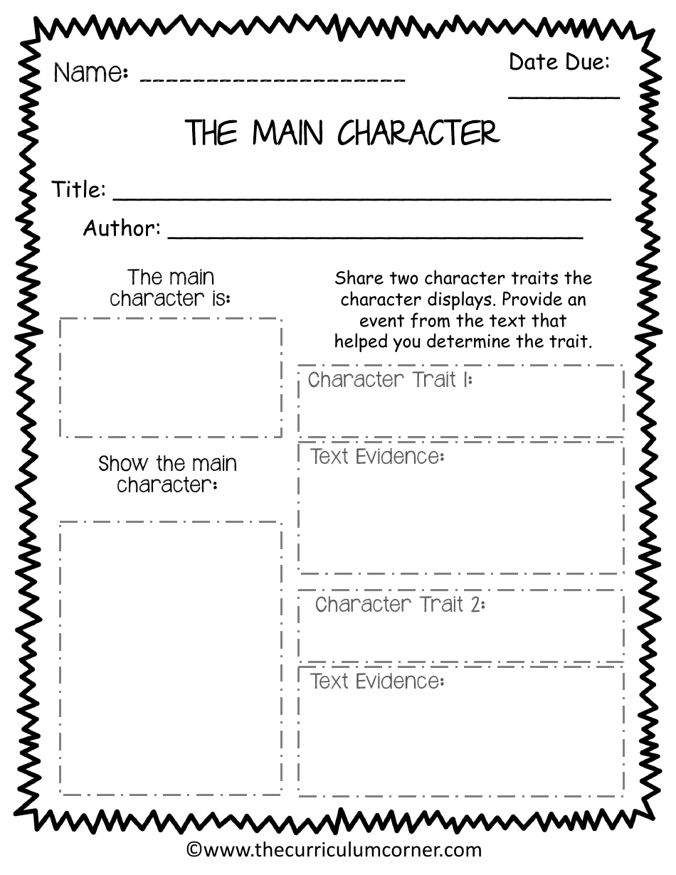 Graphic Novel Classroom Activity Templates, Page 11