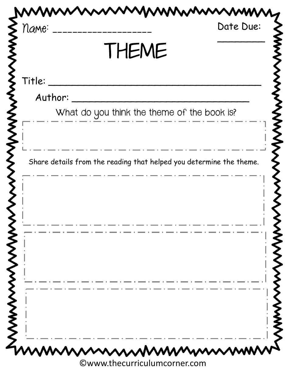 Graphic Novel Classroom Activity Templates, Page 13