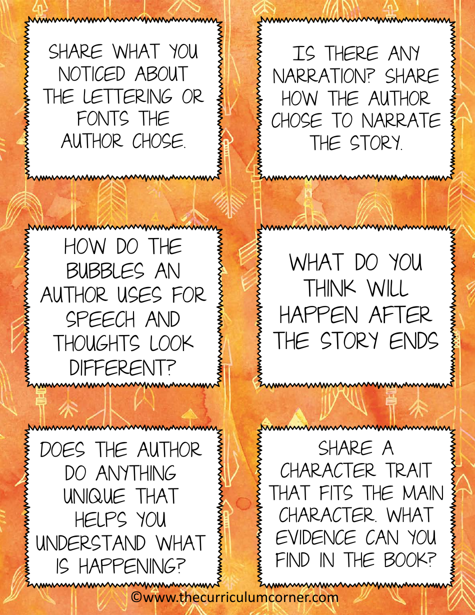 Graphic Novel Classroom Activity Templates, Page 20