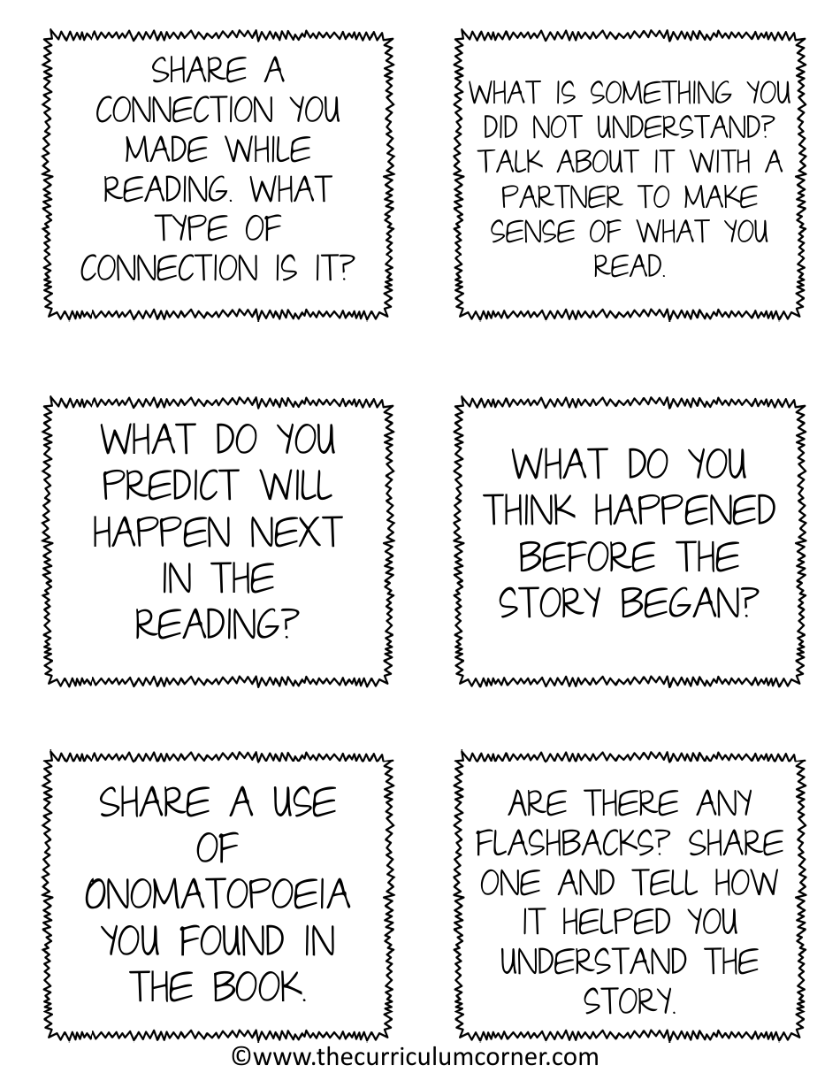 Graphic Novel Classroom Activity Templates, Page 21