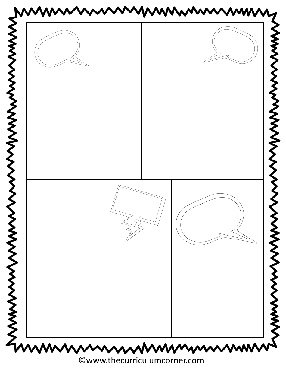 Graphic Novel Classroom Activity Templates, Page 24