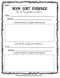 Graphic Novel Classroom Activity Templates, Page 6
