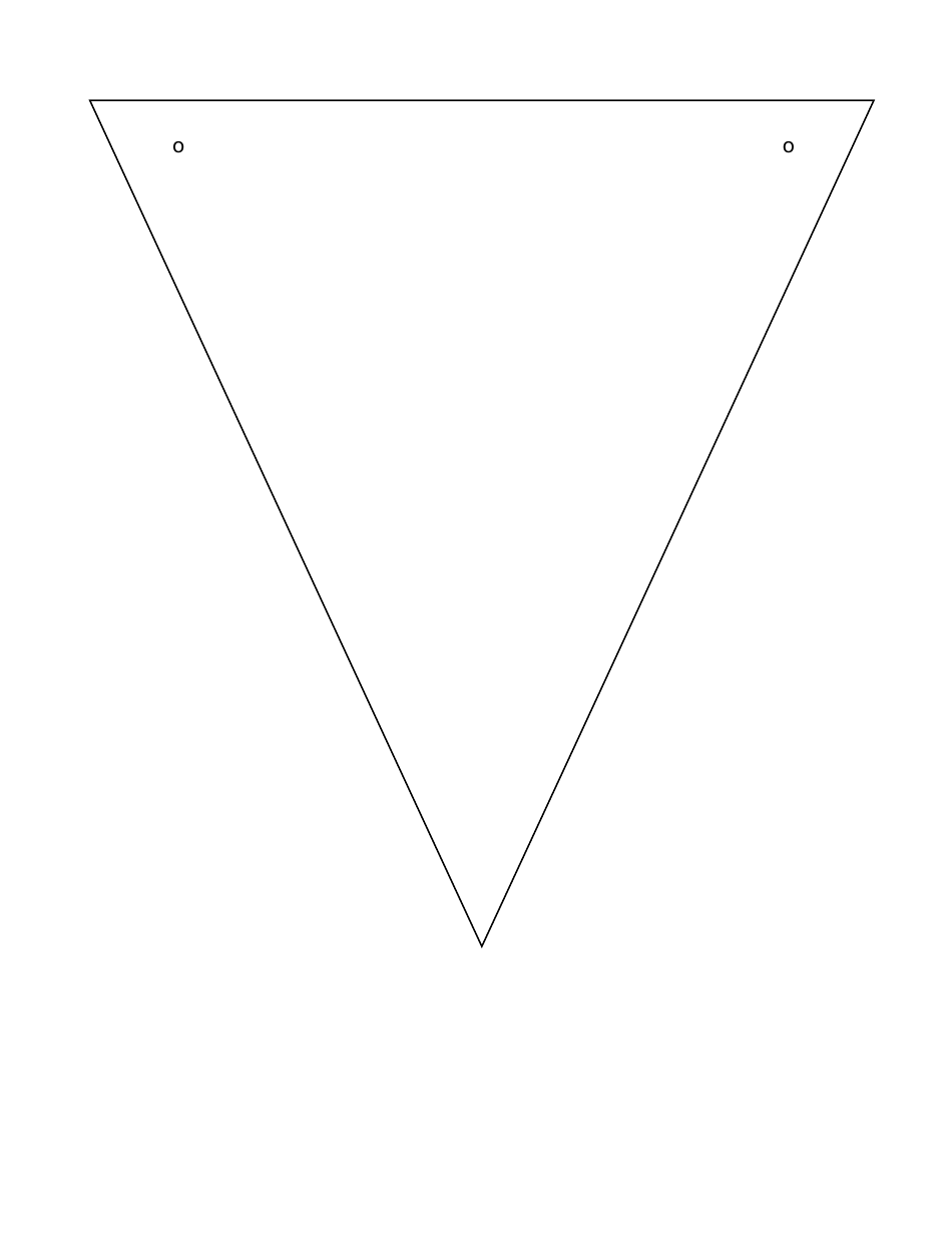 Book Bunting Stencil Templates, Page 8