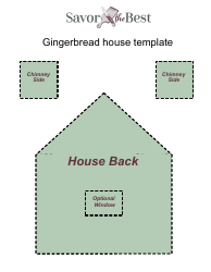 Document preview: Gingerbread House Templates