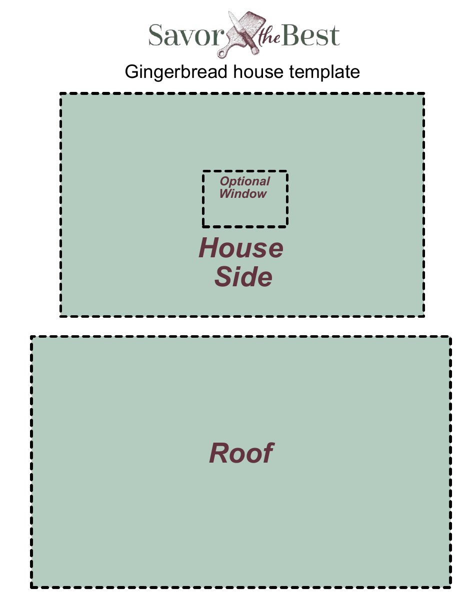 Gingerbread House Templates, Page 3