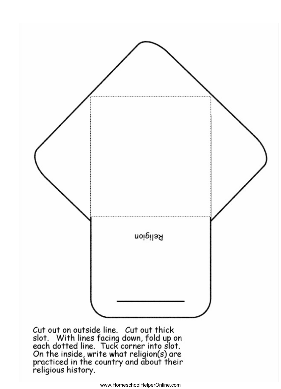 Any Country Lapbook Template, Page 21