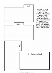 Any Country Lapbook Template, Page 28