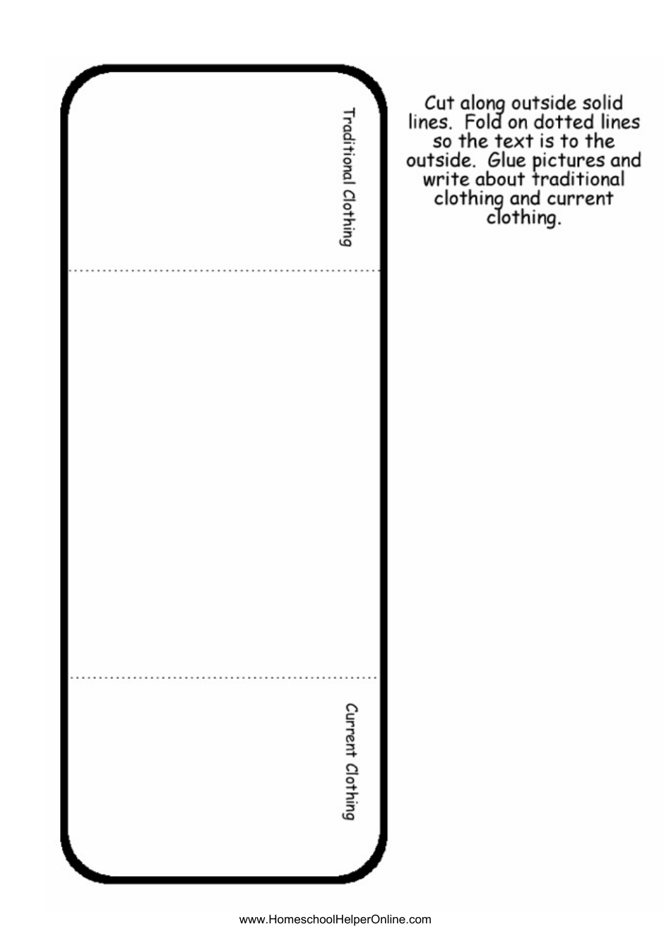 Any Country Lapbook Template, Page 31