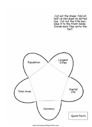 Any Country Lapbook Template, Page 6