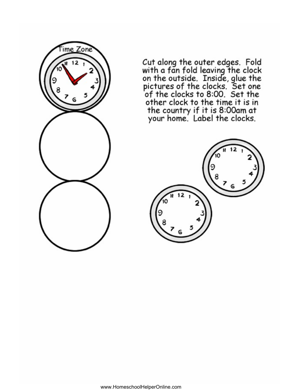 Any Country Lapbook Template, Page 8