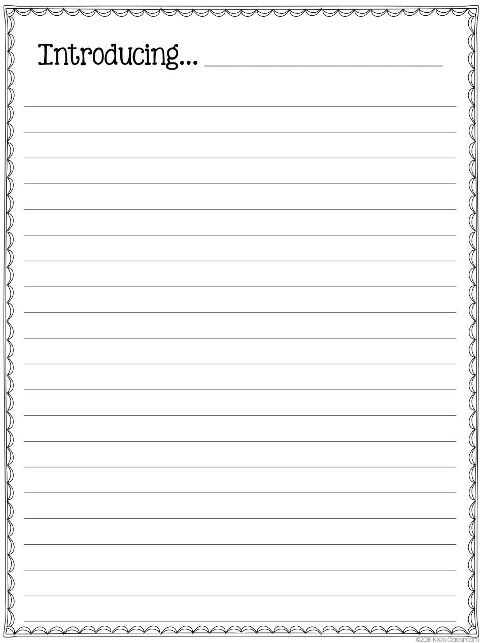 Biography Lapbook Template, Page 14