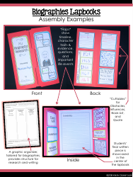 Biography Lapbook Template, Page 4