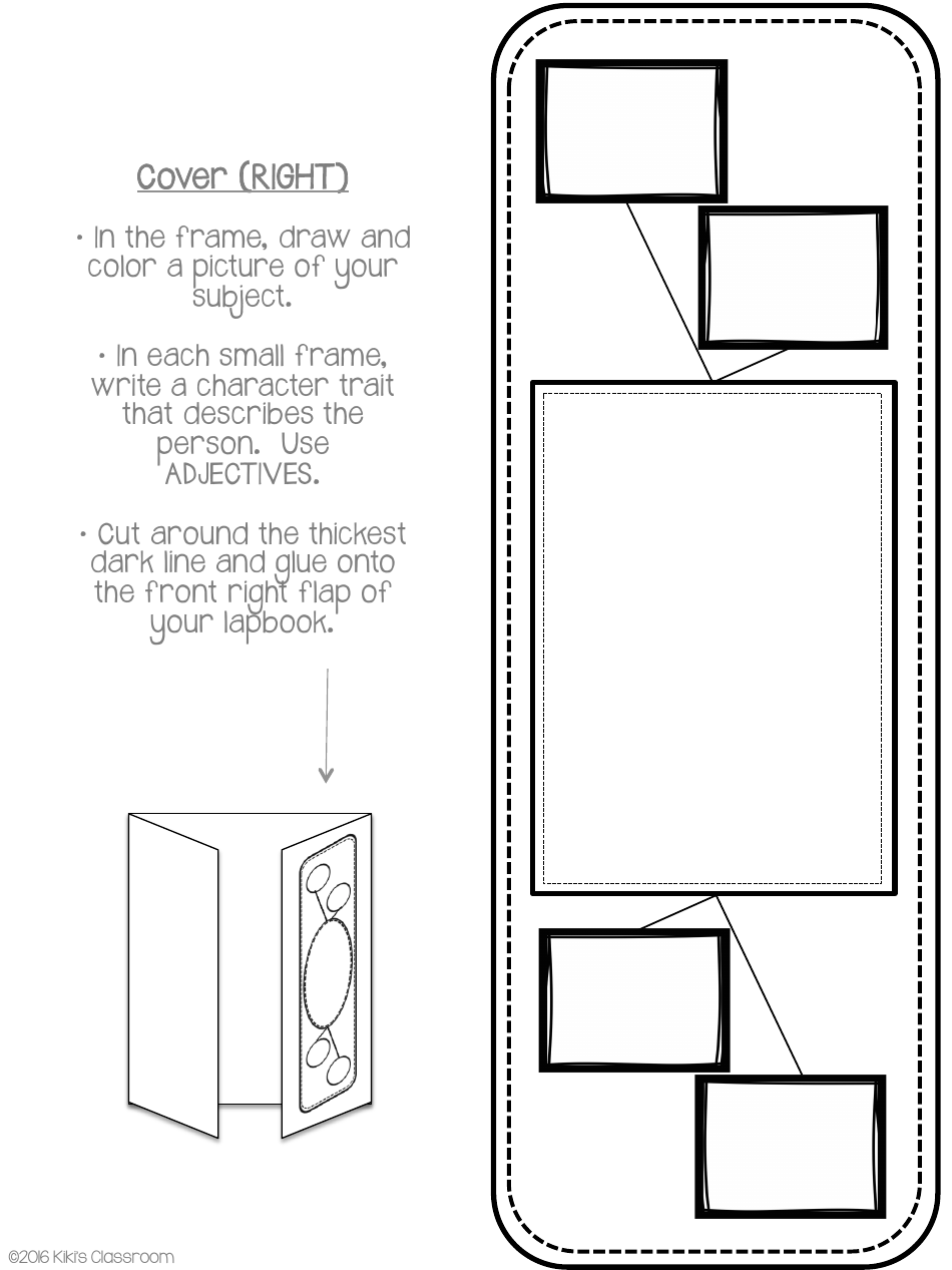 Biography Lapbook Template, Page 6
