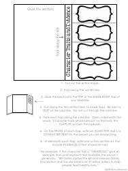 Biography Lapbook Template, Page 8