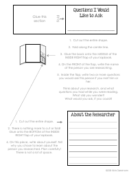 Biography Lapbook Template, Page 9