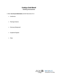 Desk Manual Template, Page 2