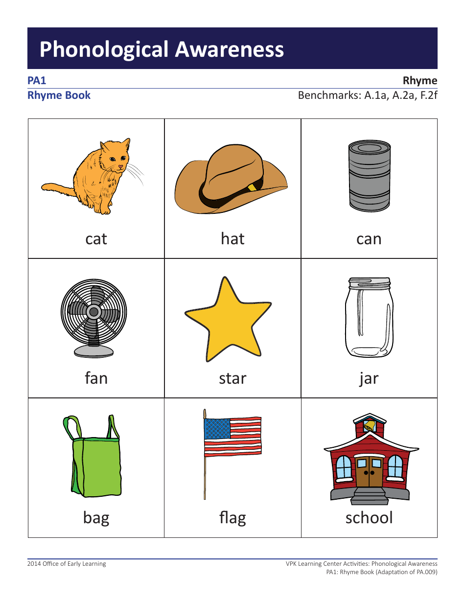 Rhyme Book Template, Page 3