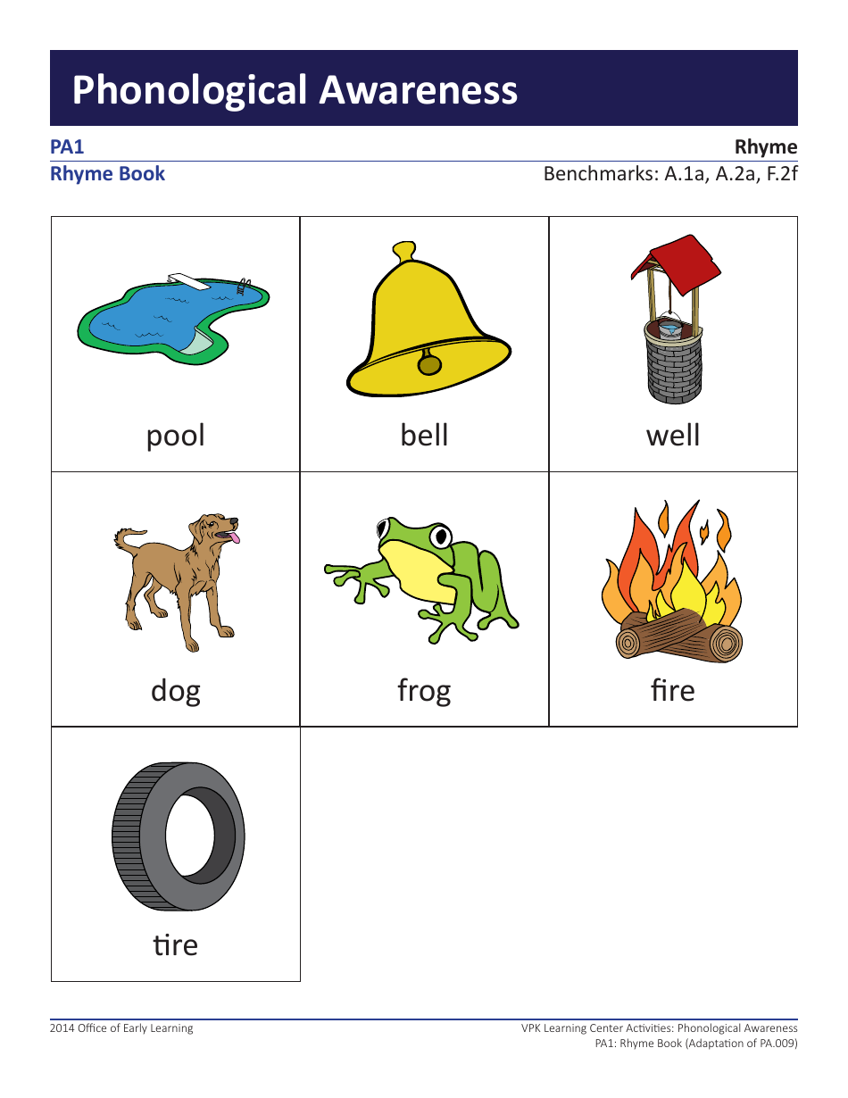 Rhyme Book Template, Page 4