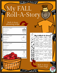 Fall Roll-A-story Template