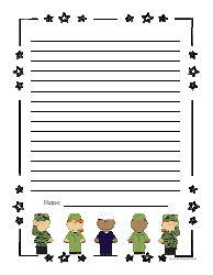 Memorial Day Writing Paper Template, Page 2