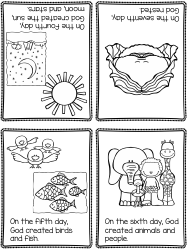 Creation Mini-Book Template, Page 3