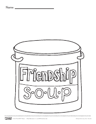 Friendship Soup Templates, Page 3