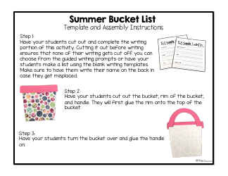 Summer Bucket List Templates, Page 2