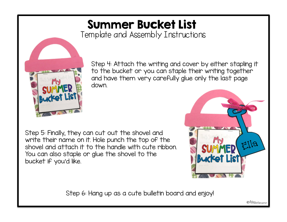 Summer Bucket List Templates, Page 3