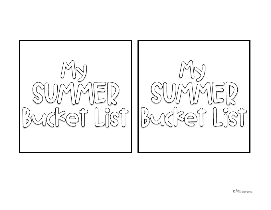 Summer Bucket List Templates, Page 7