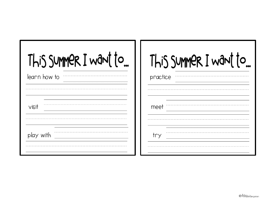Summer Bucket List Templates, Page 8