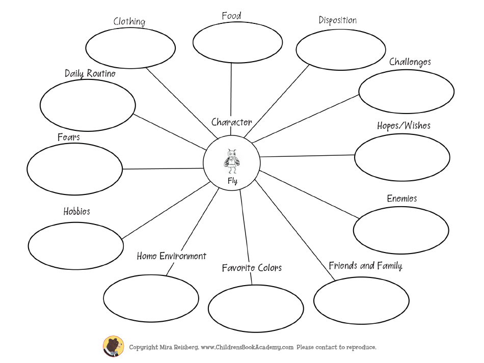 Character Map Template Download Printable PDF Templateroller