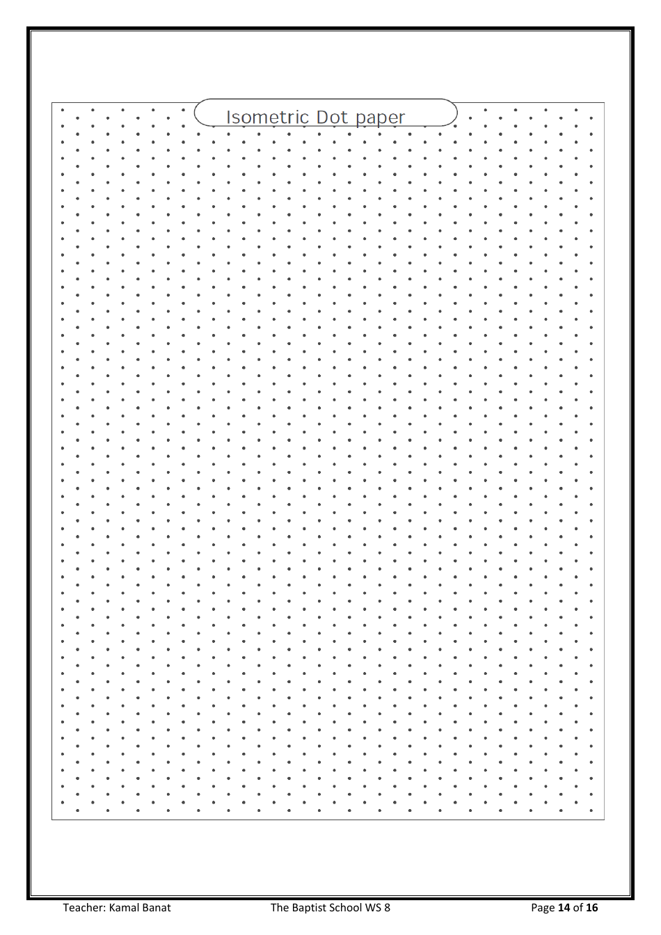 8th Grade Math Worksheet - 3d Shapes, Page 14