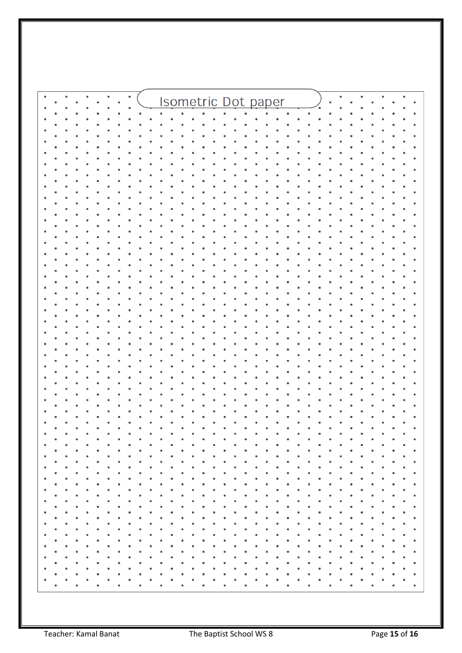 8th Grade Math Worksheet - 3d Shapes, Page 15
