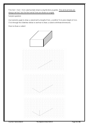 8th Grade Math Worksheet - 3d Shapes, Page 5