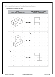 8th Grade Math Worksheet - 3d Shapes, Page 9