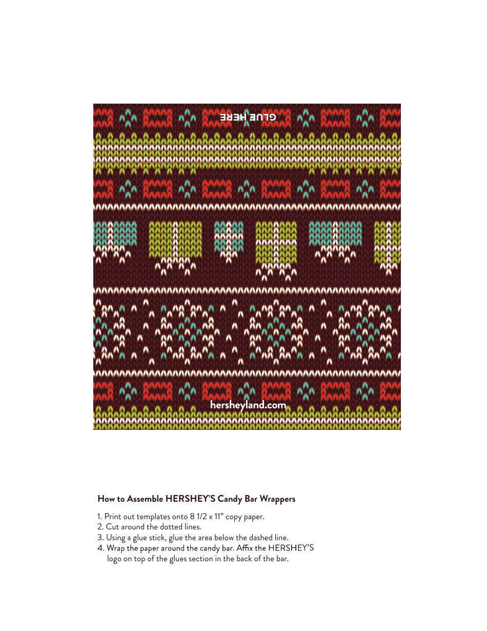 Holiday Candy Bar Wrapper Templates Download Printable PDF | Templateroller