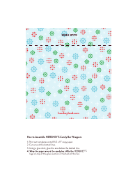 Holiday Candy Bar Wrapper Templates, Page 2