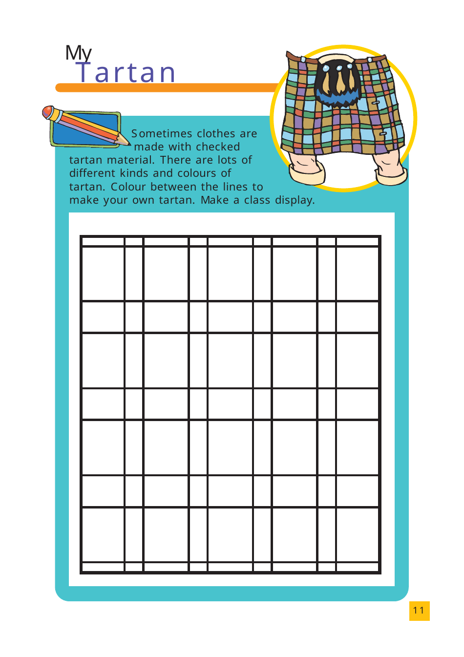 All About Me Activity Book, Page 11