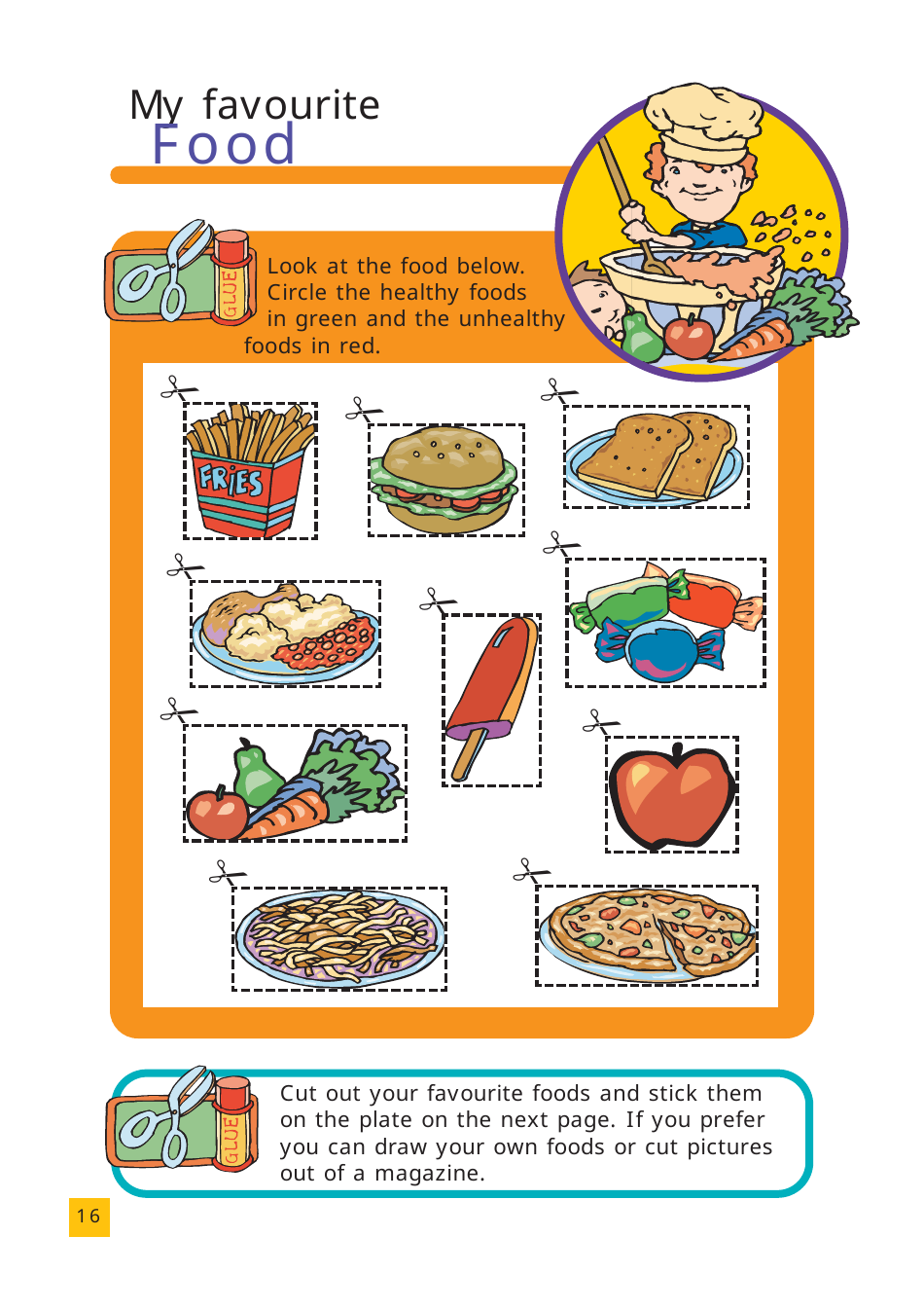 All About Me Activity Book, Page 16