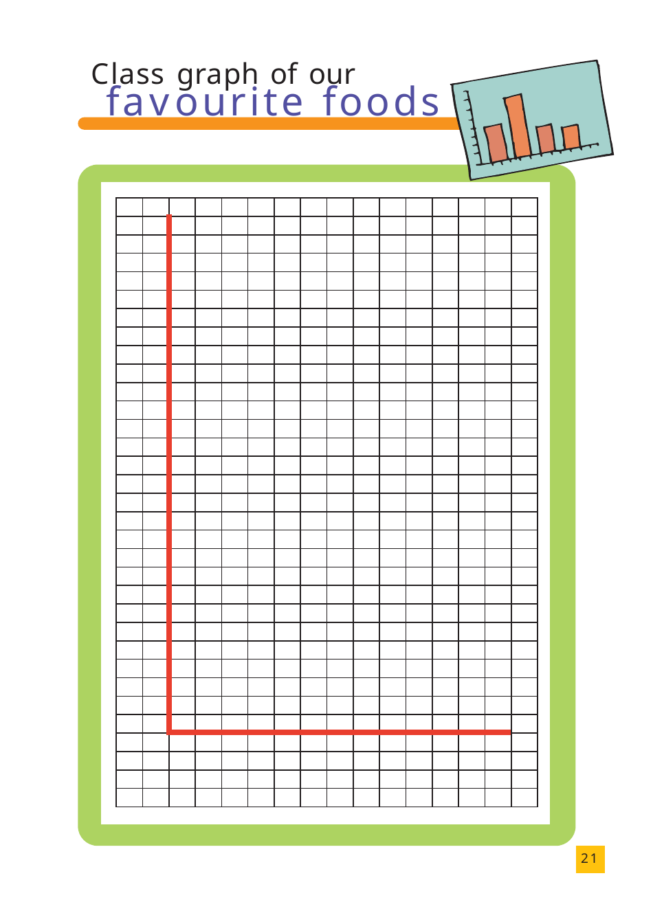 All About Me Activity Book, Page 21