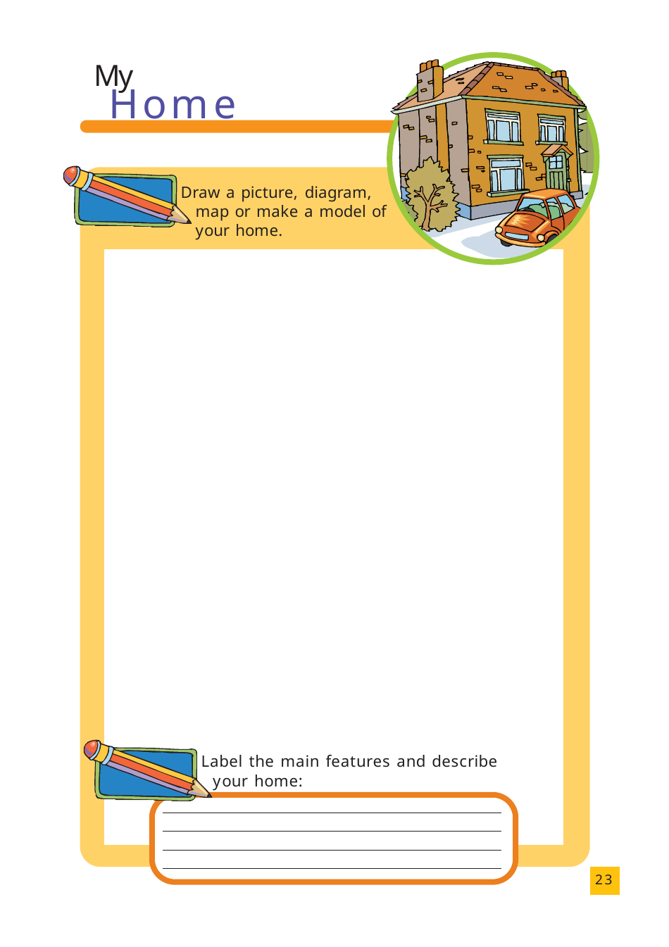 All About Me Activity Book, Page 23