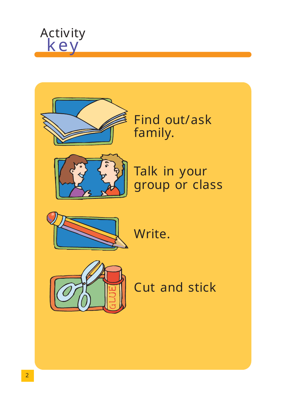 All About Me Activity Book, Page 2