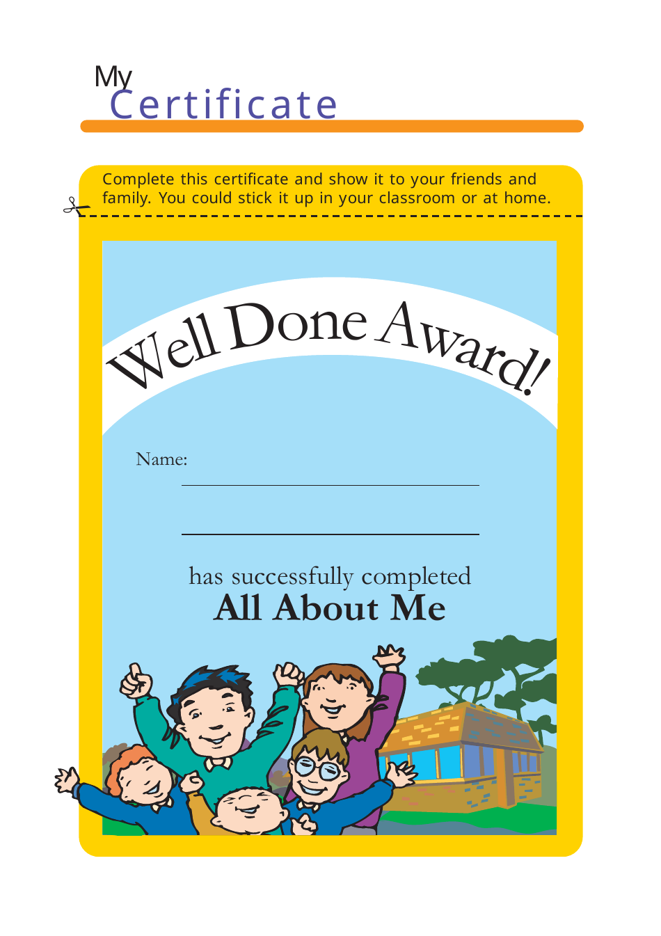 All About Me Activity Book, Page 32