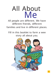 All About Me Activity Book, Page 3