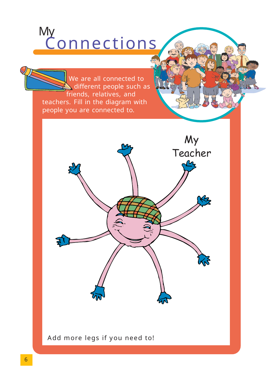 All About Me Activity Book, Page 6