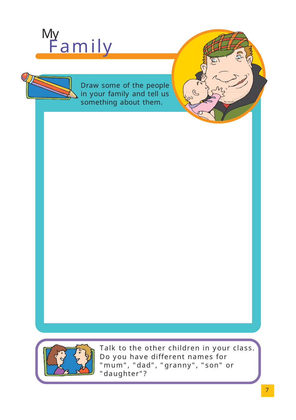 All About Me Activity Book, Page 7
