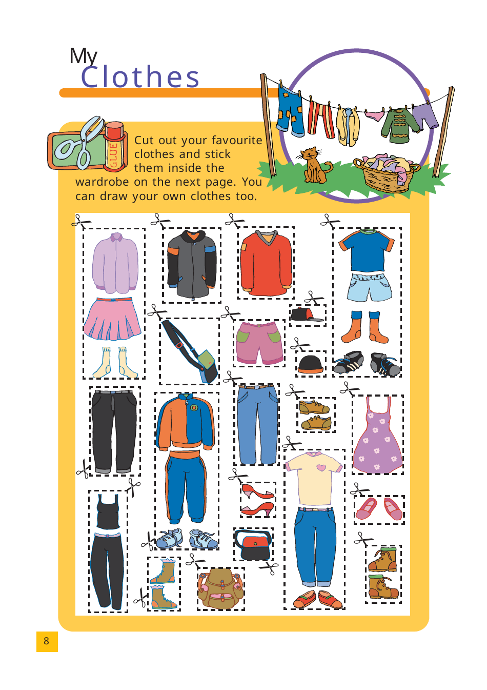 All About Me Activity Book, Page 8